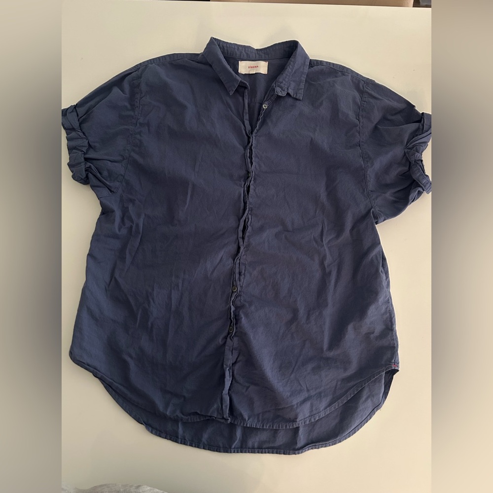 Xirena Channing Short Sleeve Button Down Shirt